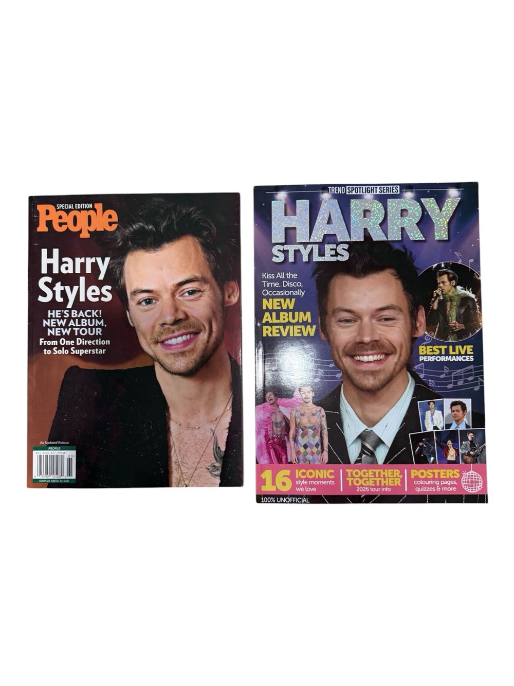 2 x Harry Styles Collectors Magazines